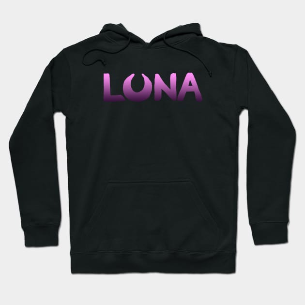 Luna Name. Hoodie by hybridgothica